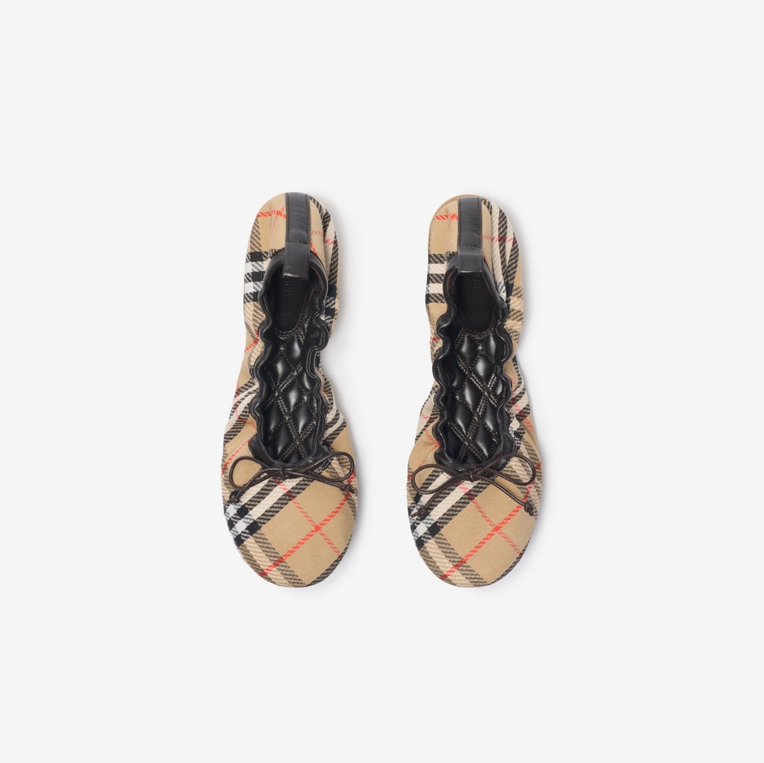 Check Fawn Ballerinas