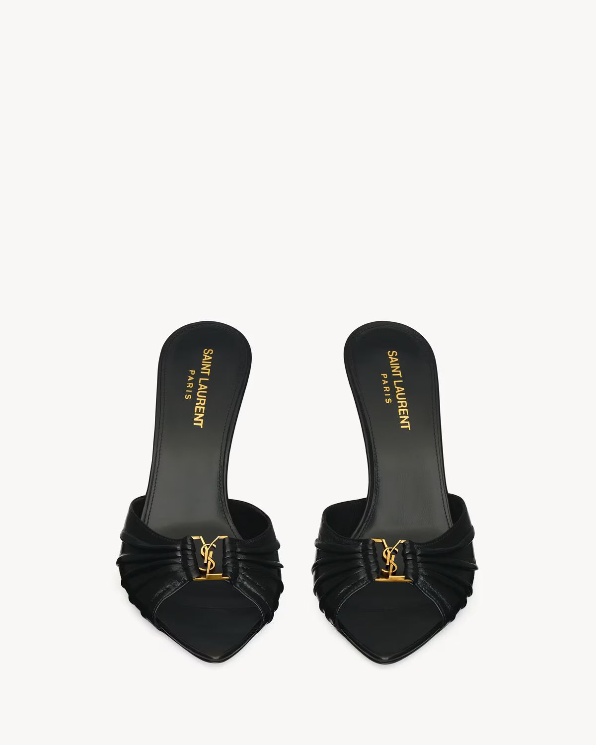 Saint Lauren BABYLONE mules in smooth leather