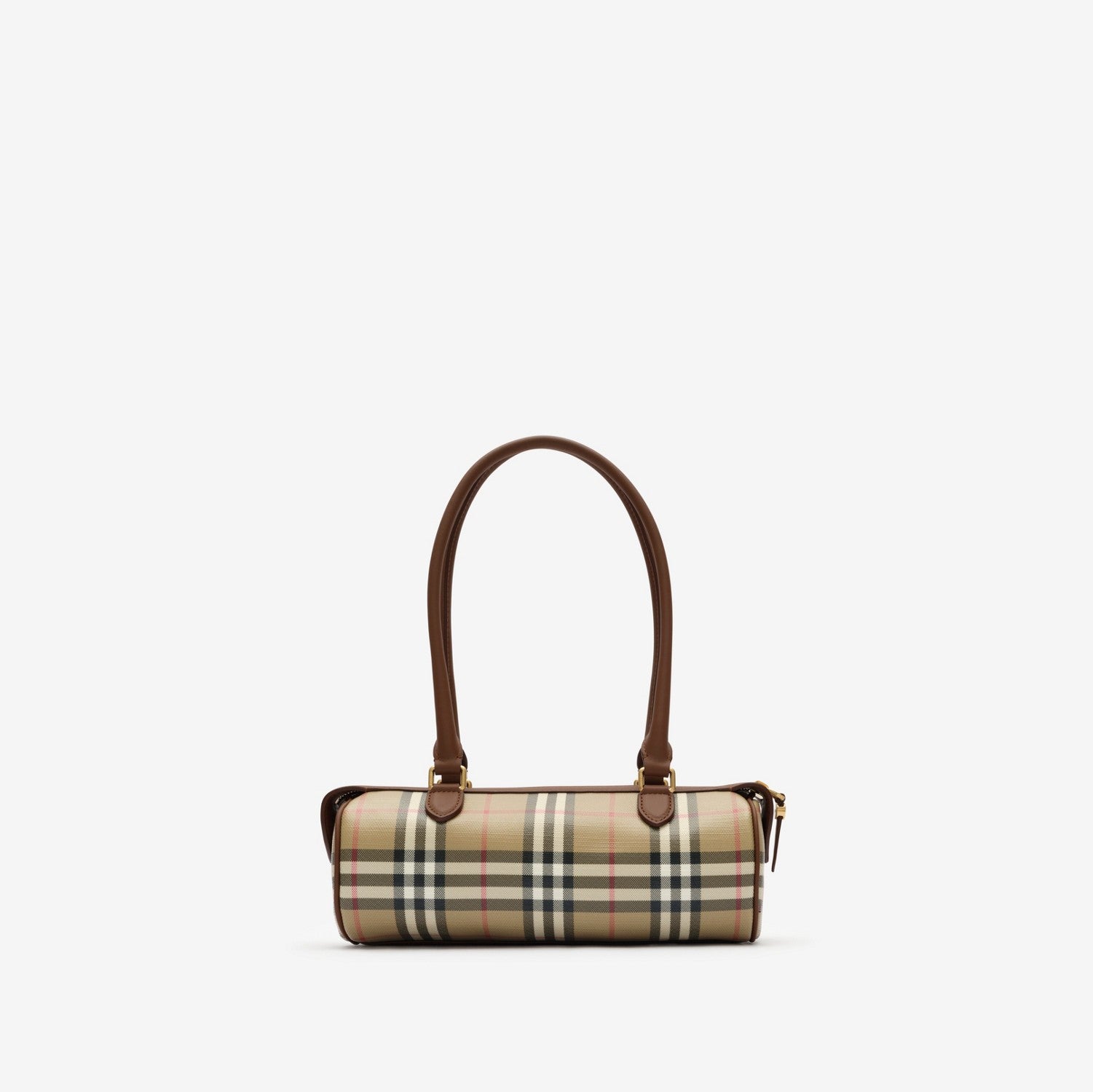 Mini Check Barrel Bag