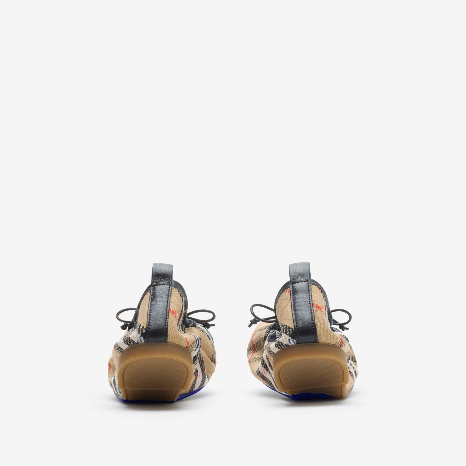 Check Fawn Ballerinas