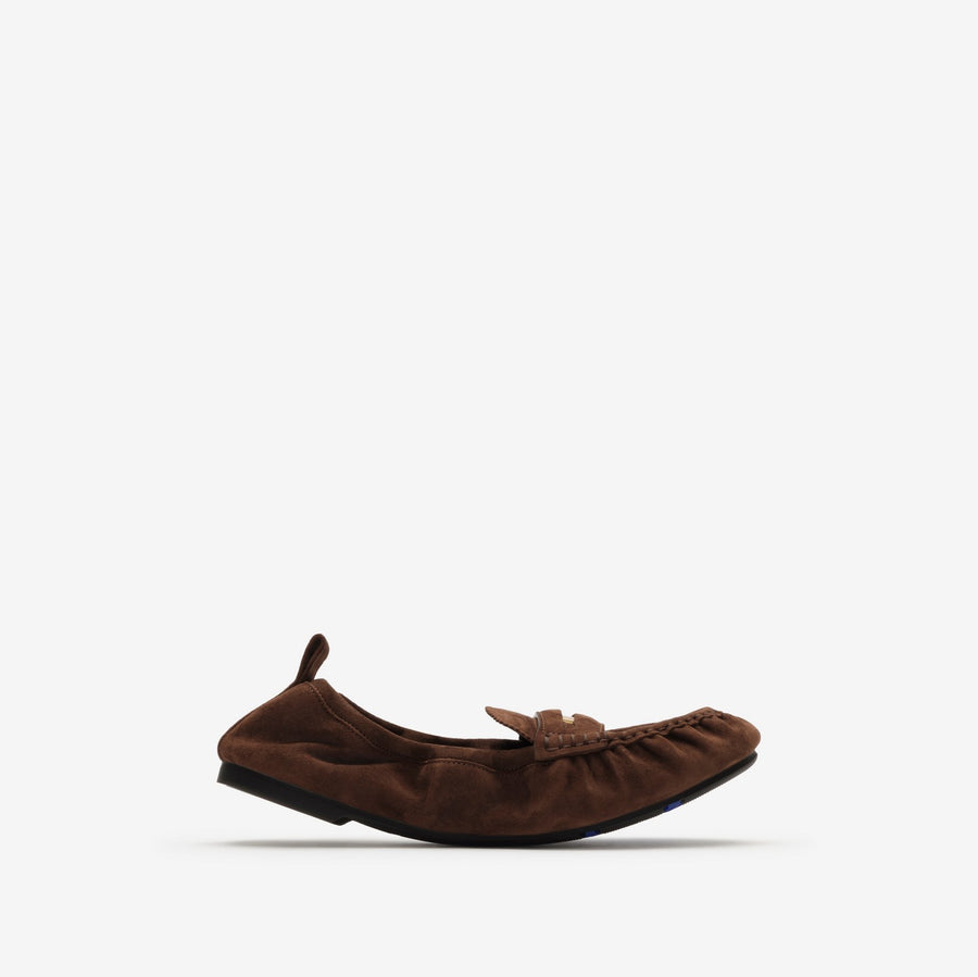 Suede Fawn Loafers
