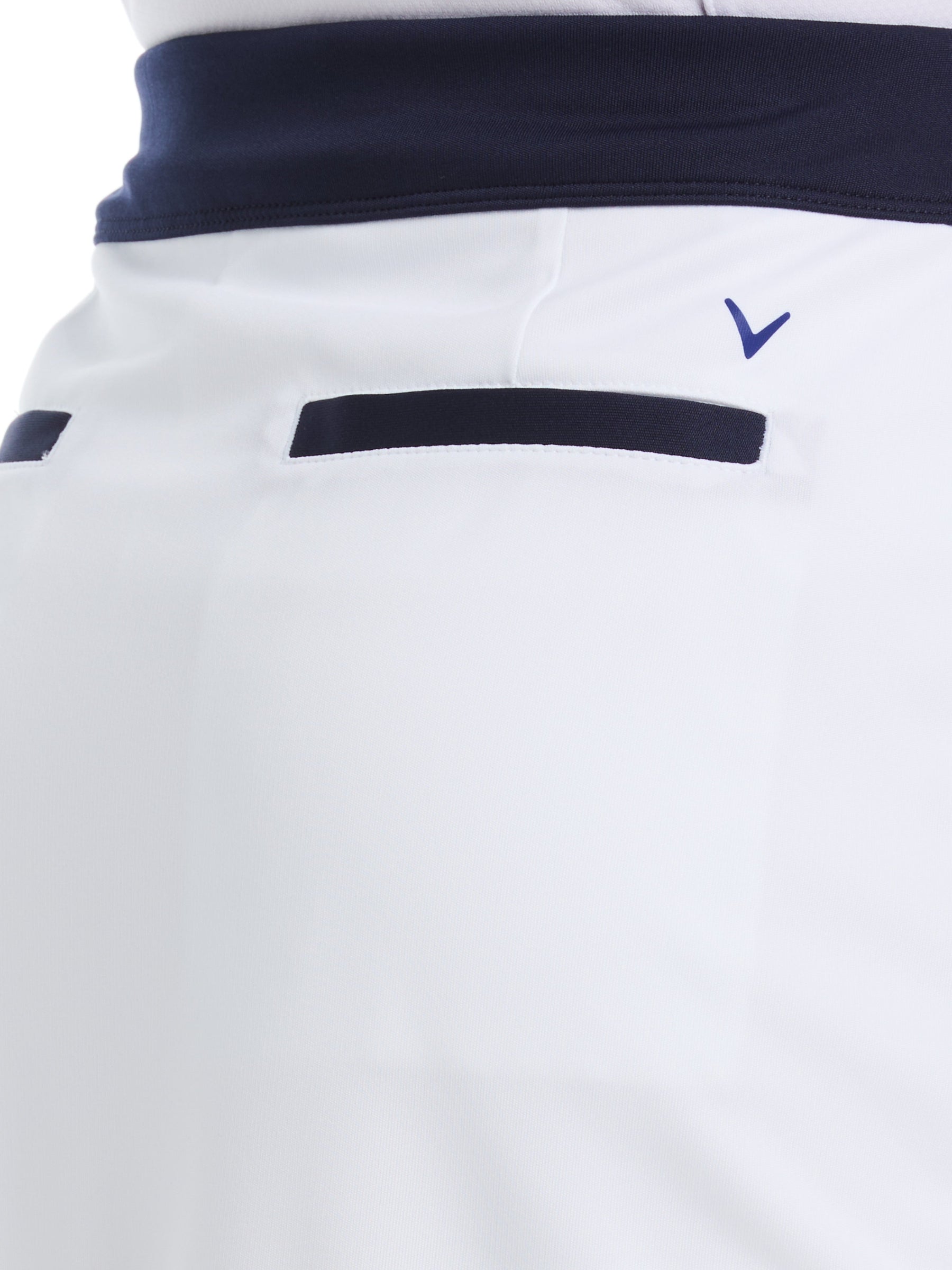 Womens 16" Color Block Wrap Golf Skort