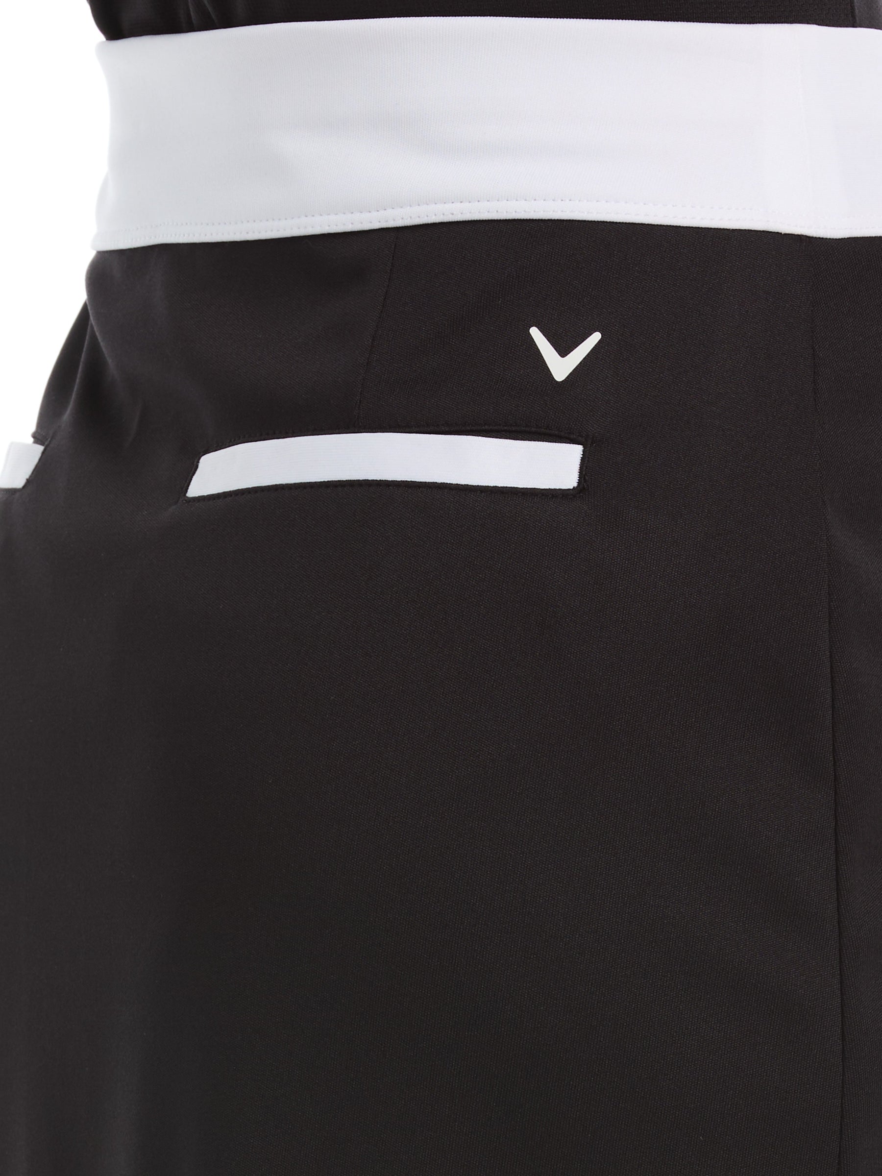 Womens 16" Color Block Wrap Golf Skort
