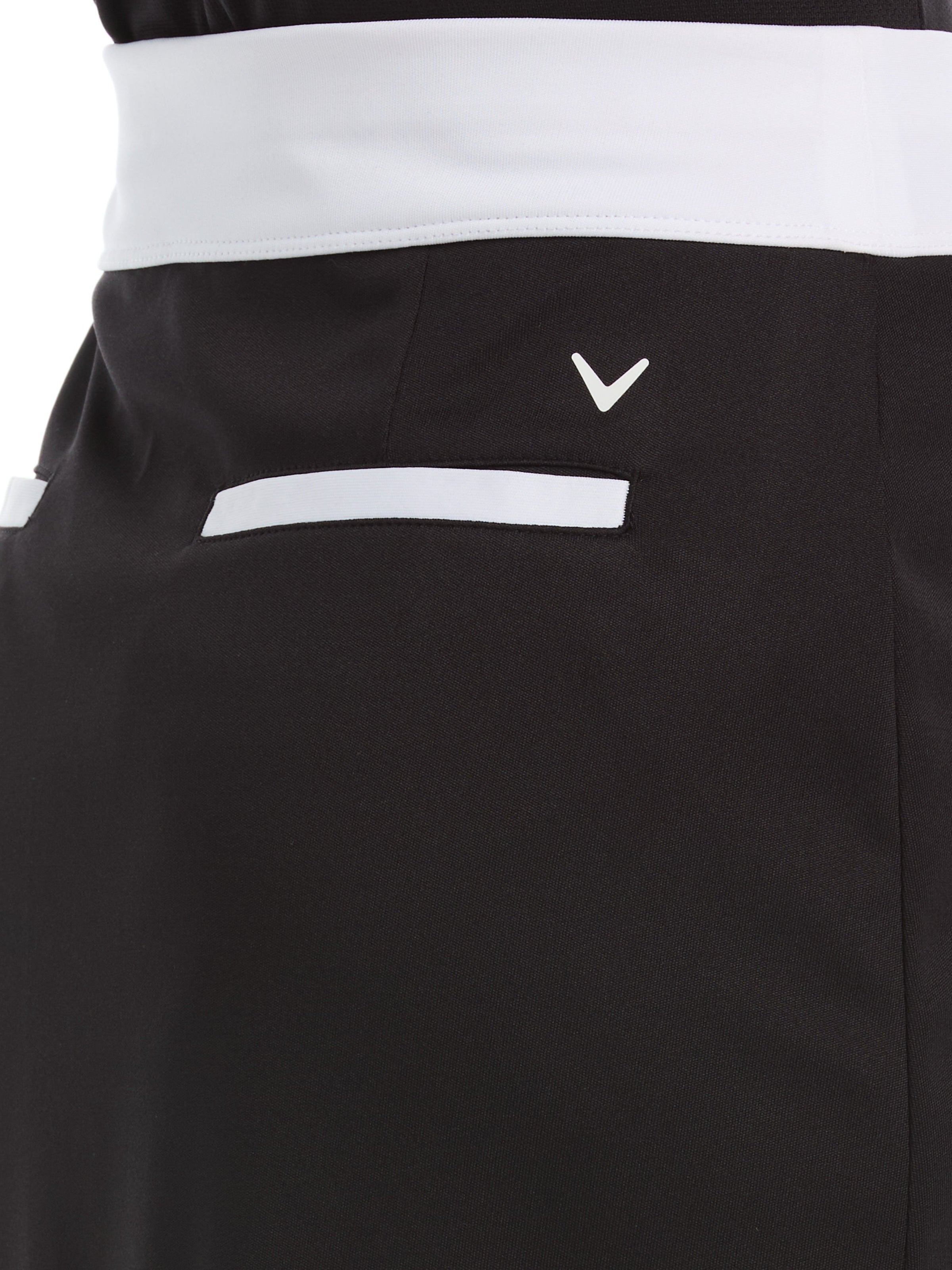 Womens 16" Color Block Wrap Golf Skort