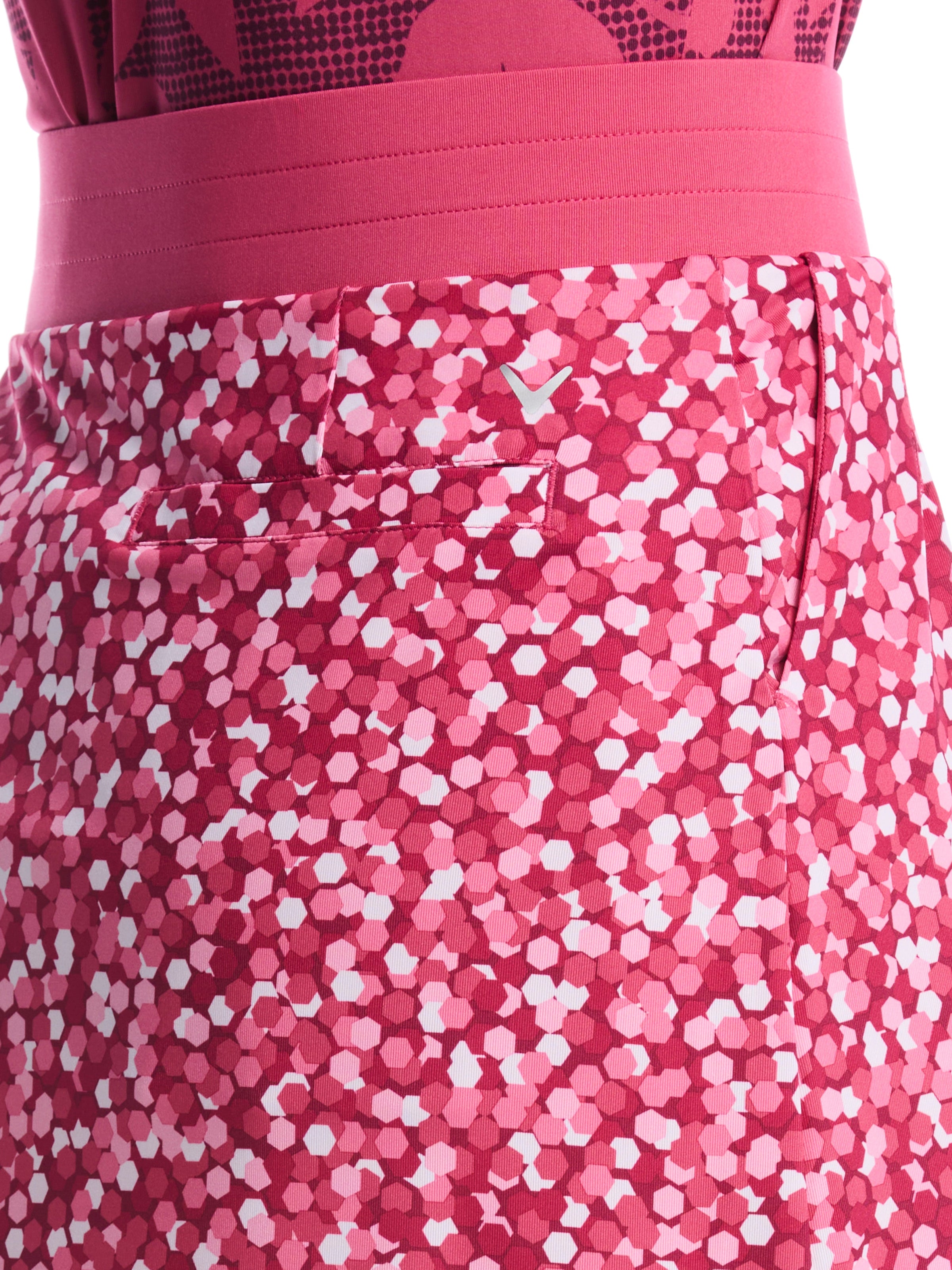 Womens 16" Confetti Color Block Skort