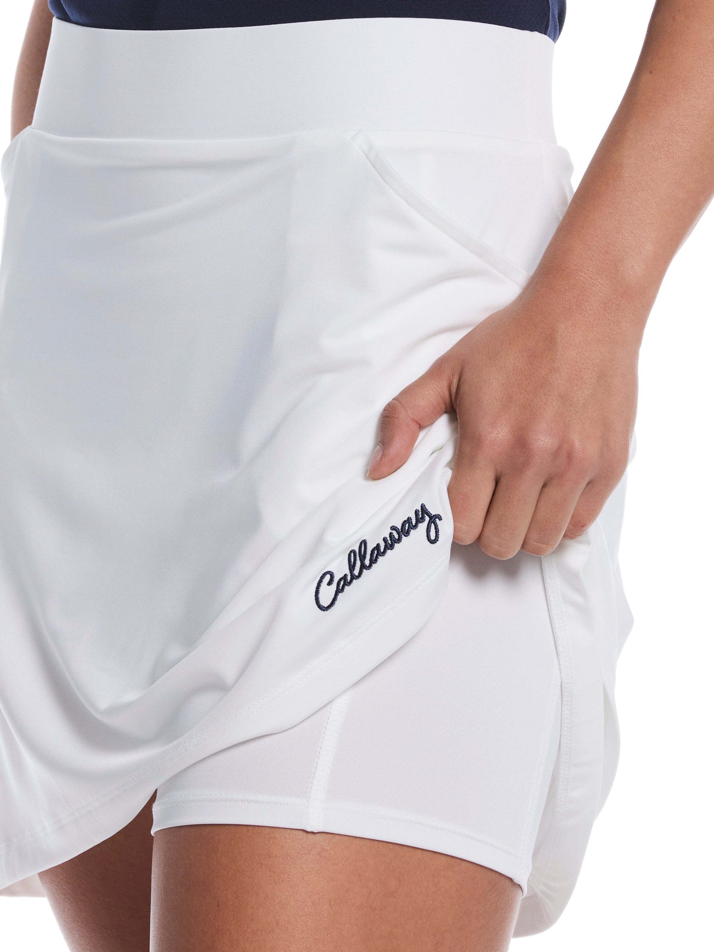 Womens 16" Double Ruffle Golf Skort