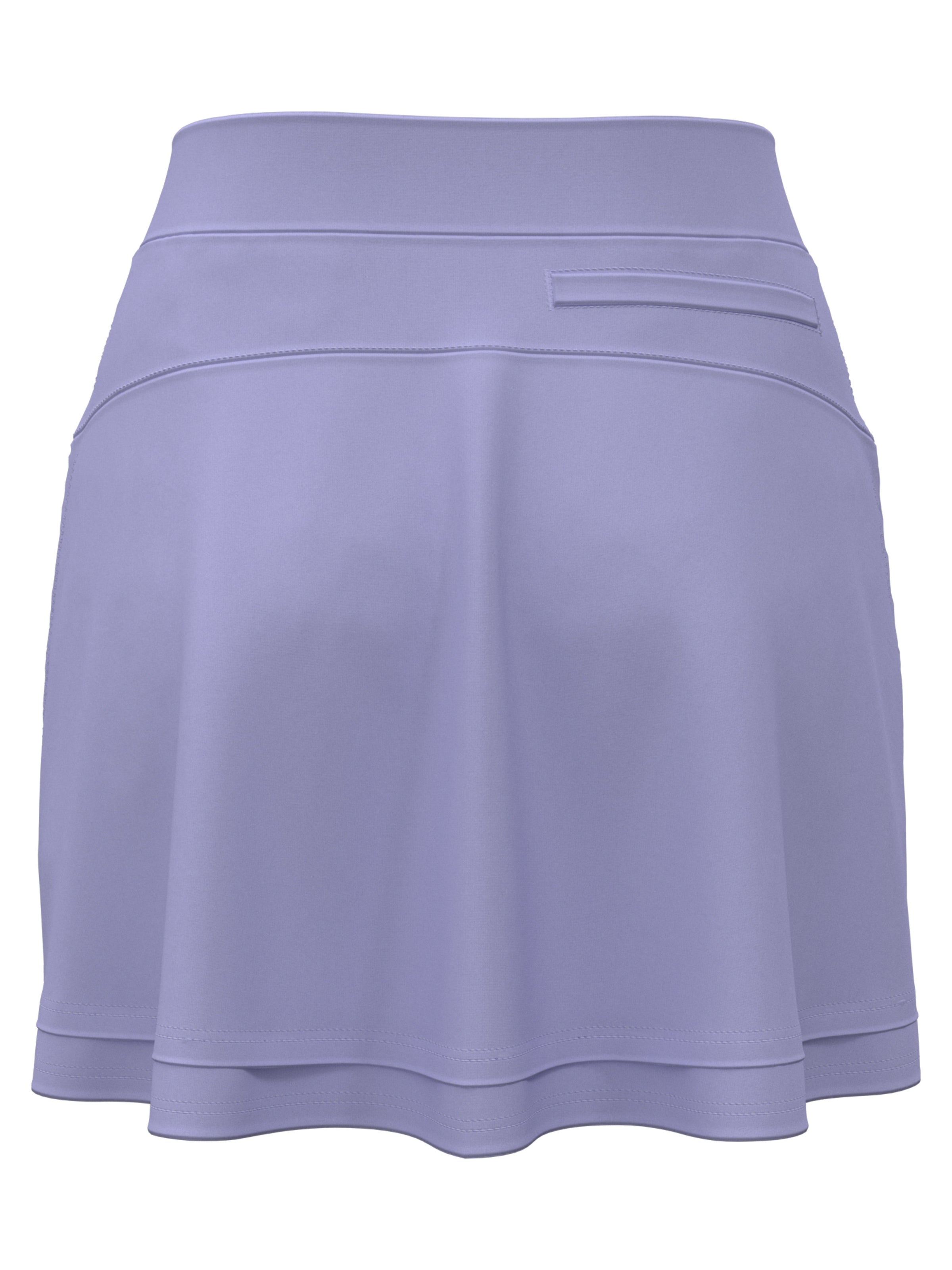 Womens 16" Double Ruffle Golf Skort