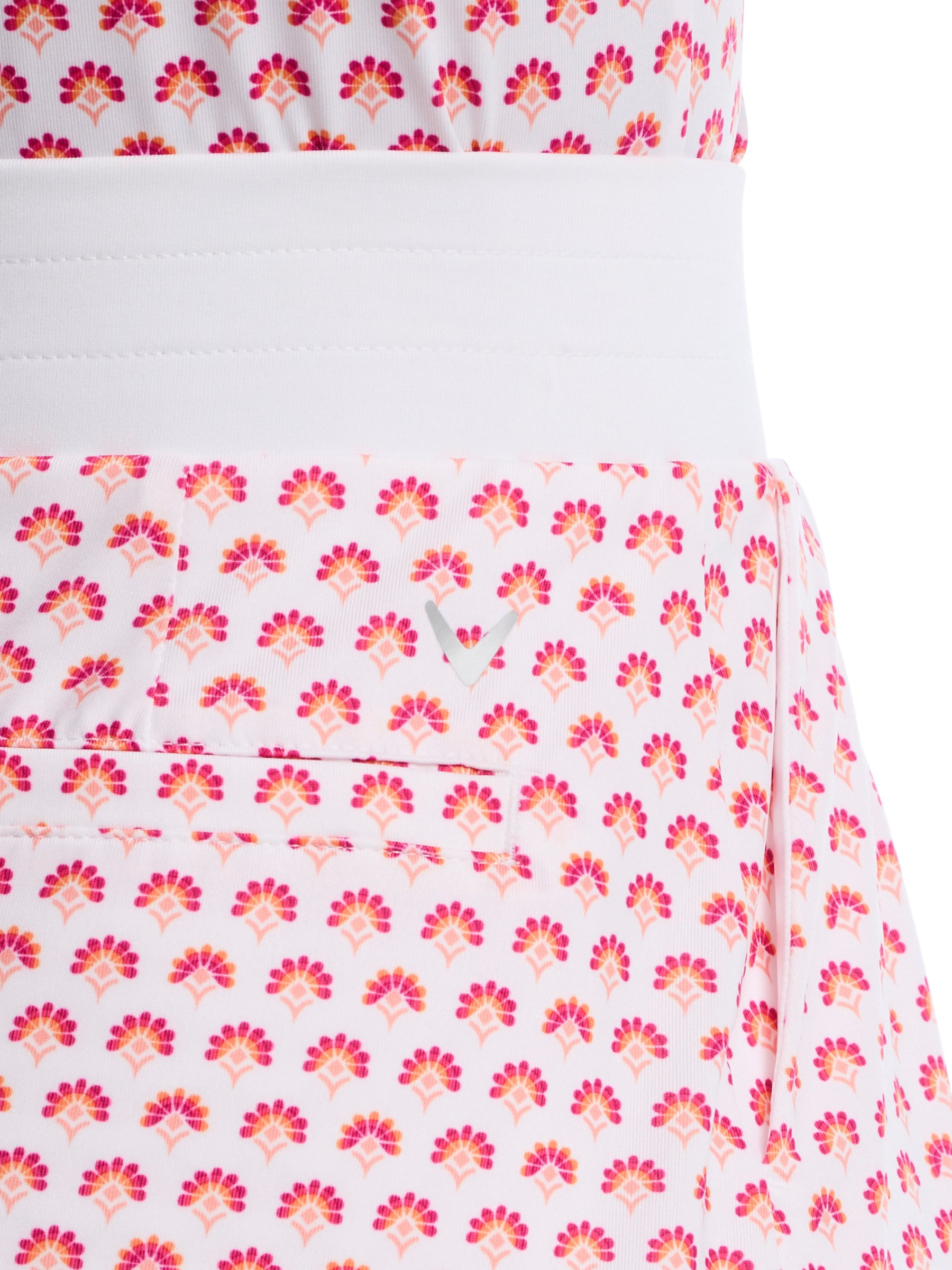Womens 16" Gradient Geo Colorblock Golf Skort