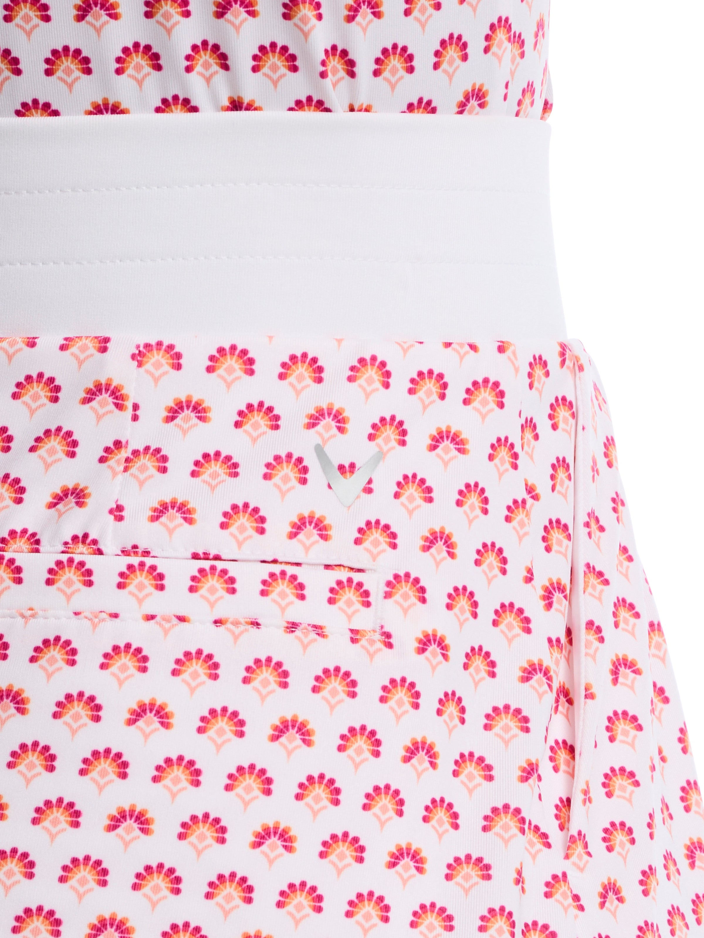 Womens 16" Gradient Geo Colorblock Golf Skort