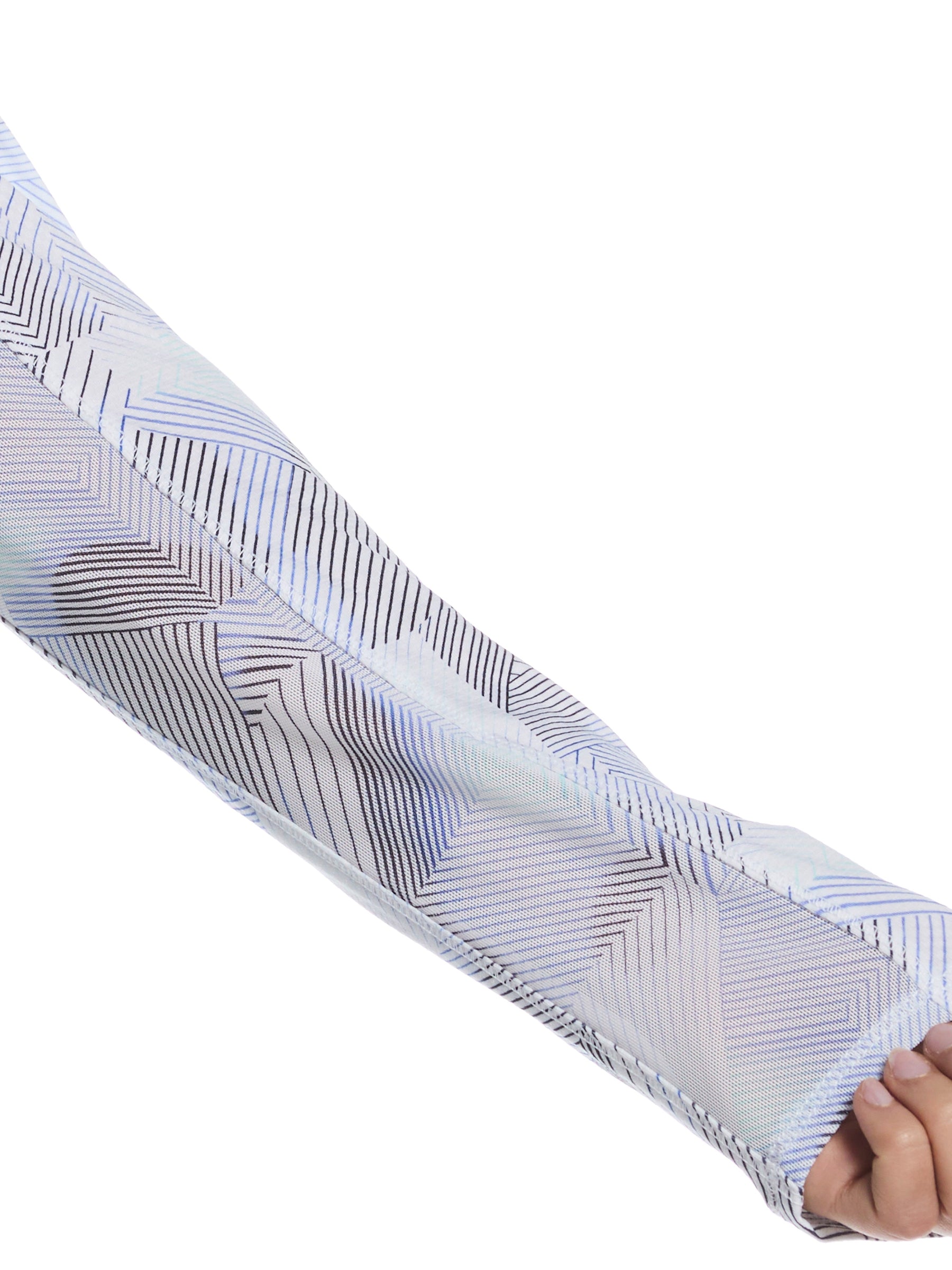 Womens Active Geo Print Long Sleeve Sun Protection