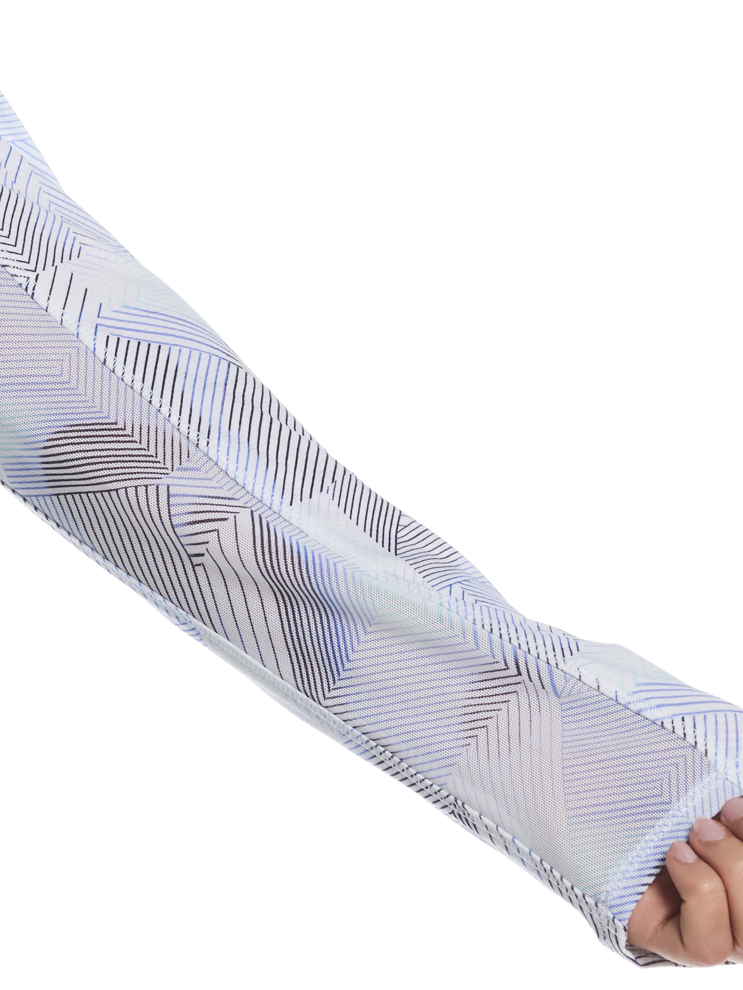 Womens Active Geo Print Long Sleeve Sun Protection