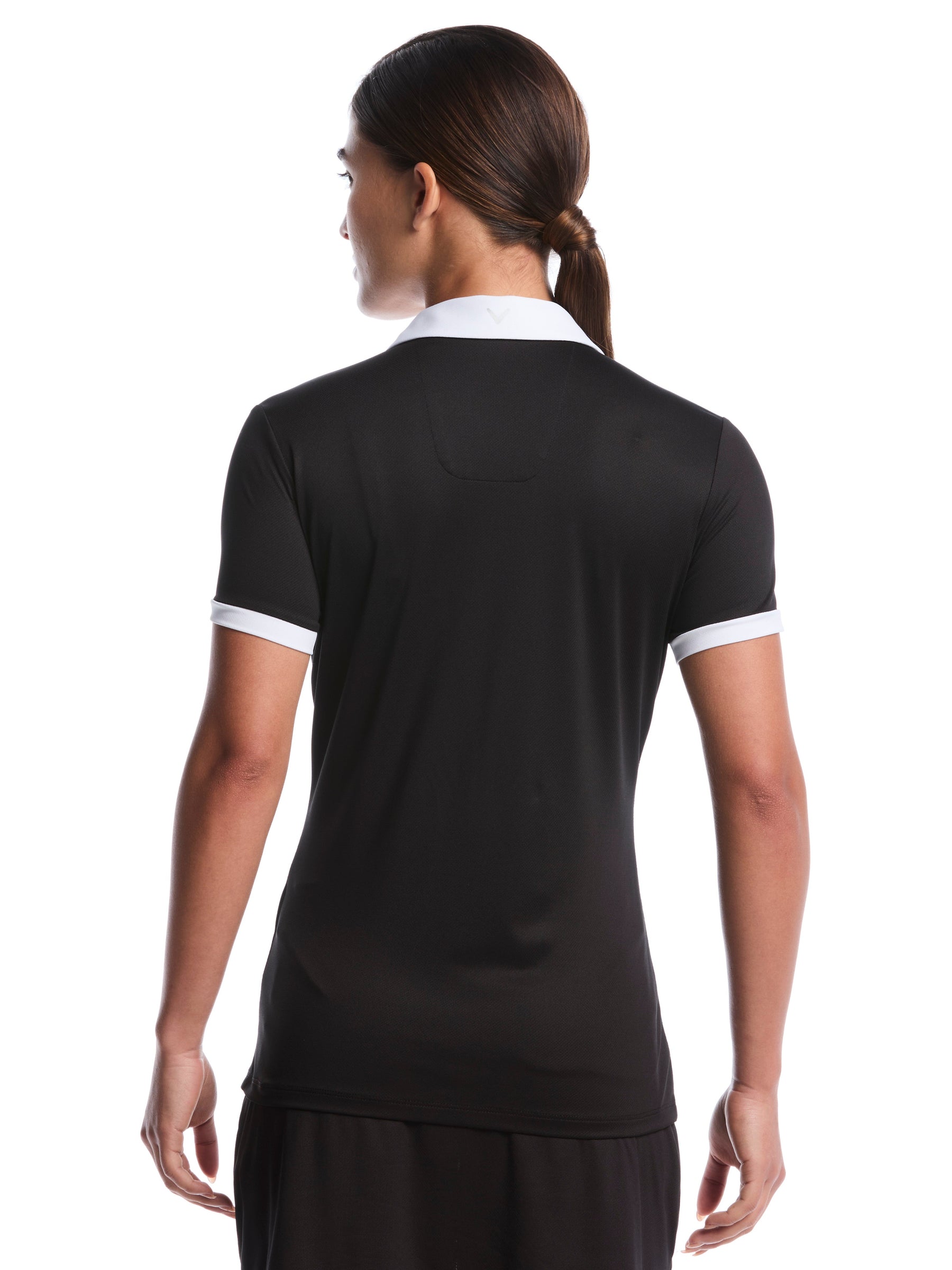 Womens Color Block Polo