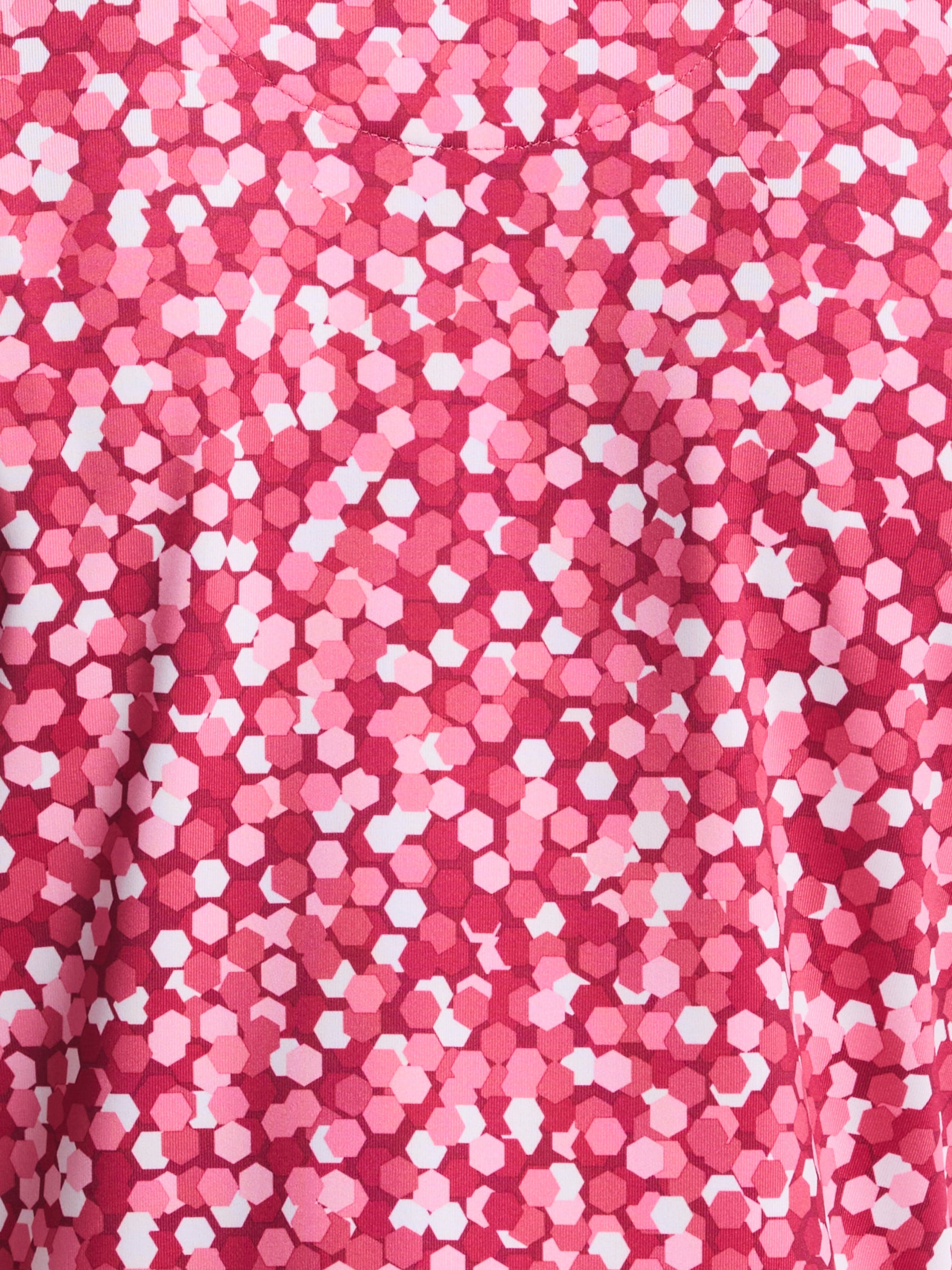 Womens Confetti Zip Polo