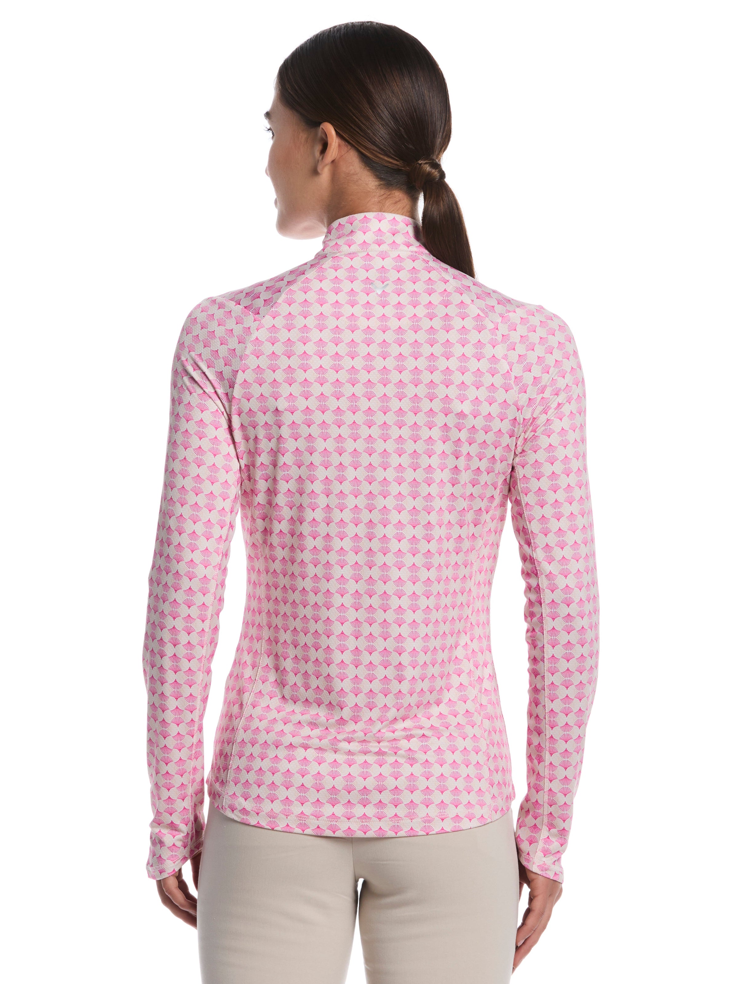 Womens Deco Geo Print Long Sleeve Sun Protection