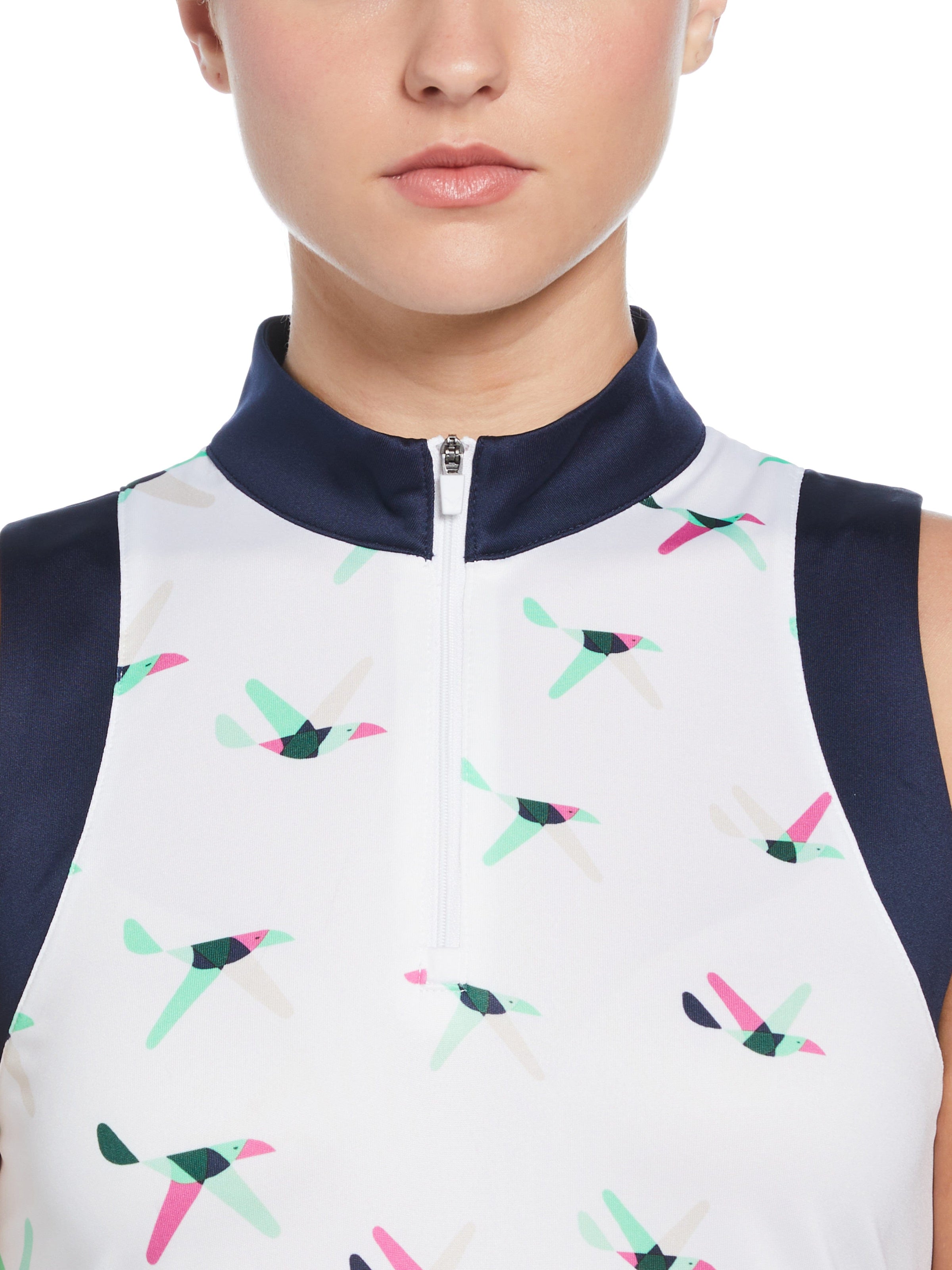 Womens Engineered Birdie Sleeveless Golf Top