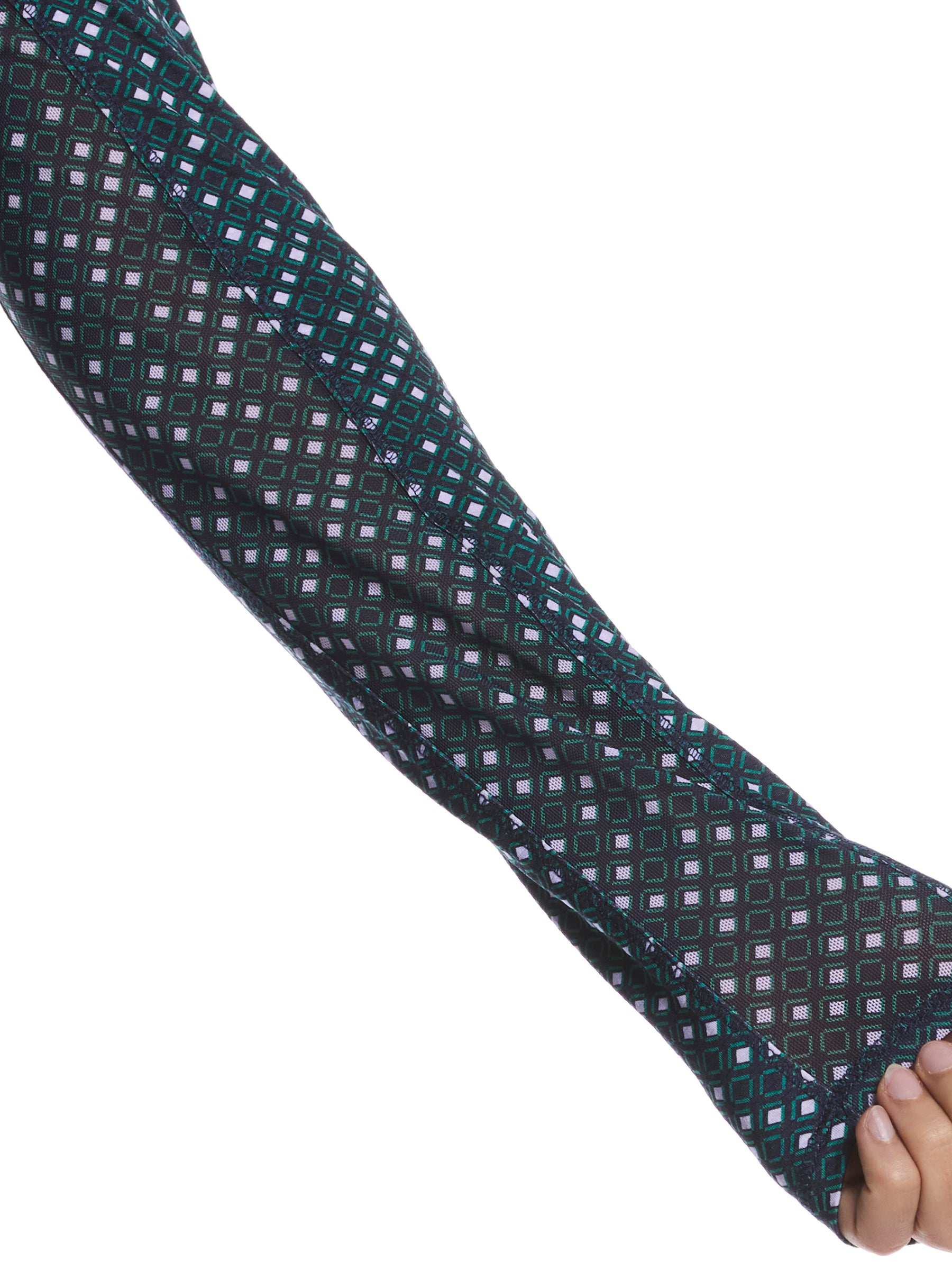 Womens Framing Geo Print Golf Shirt