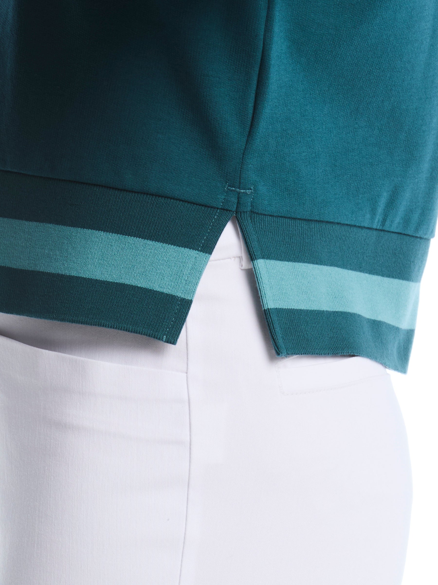 Womens Lightweight Cropped Quarter Zip Golf Shirt