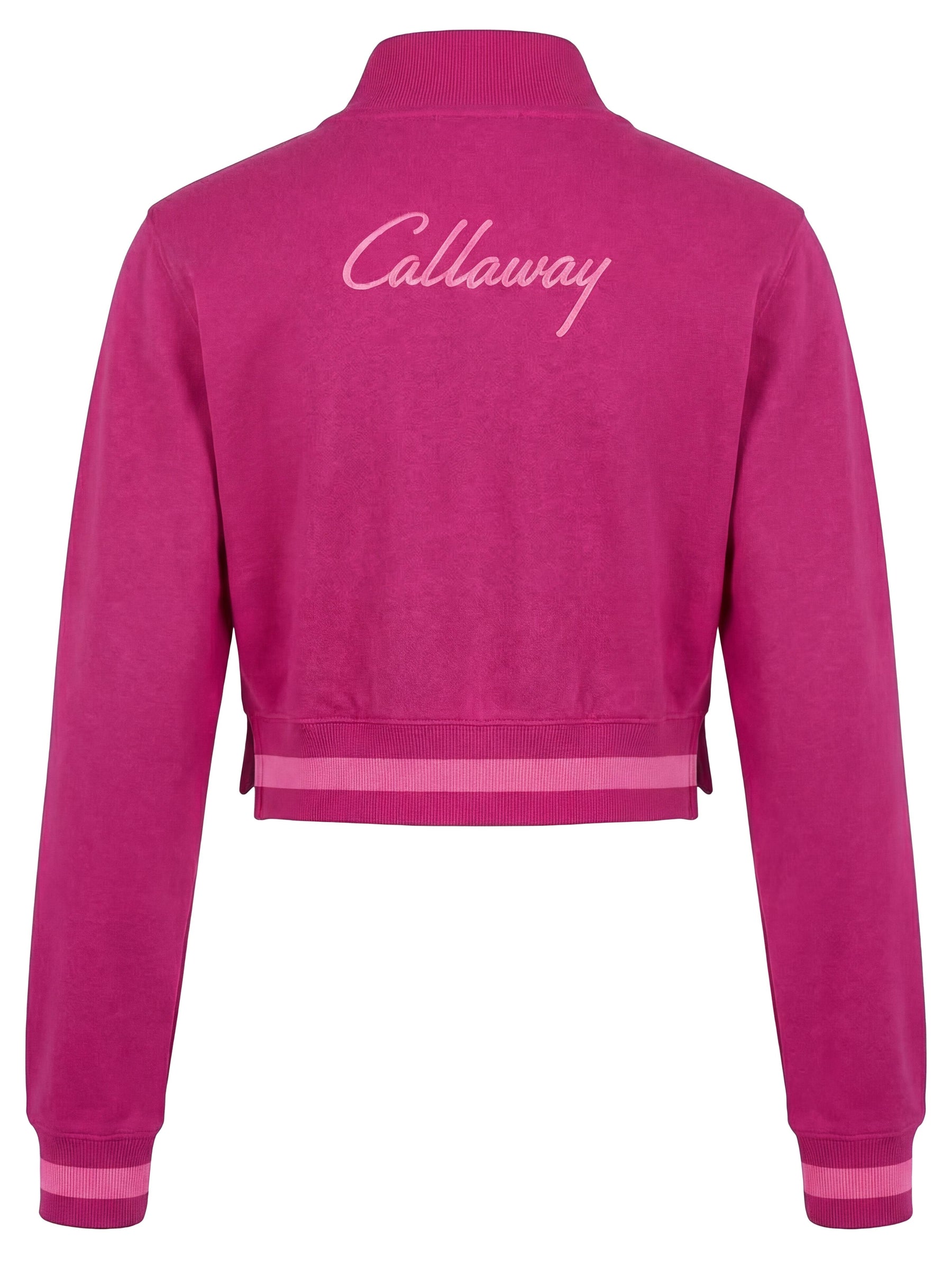 Womens Lightweight Cropped Quarter Zip Golf Shirt