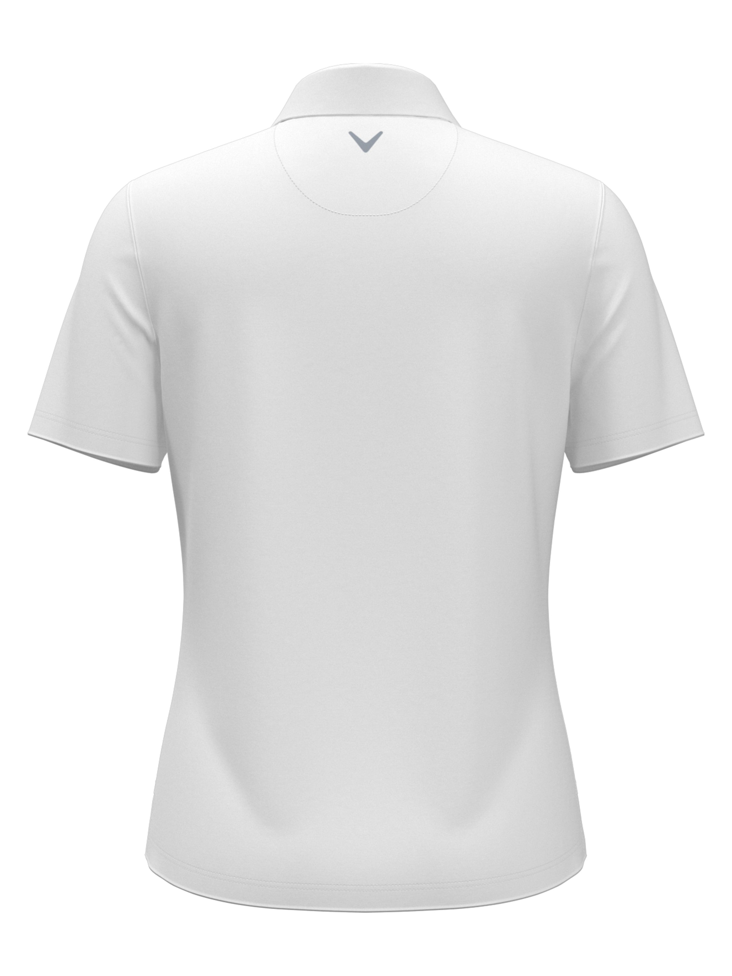 Womens Quarter Zip Solid Golf Polo