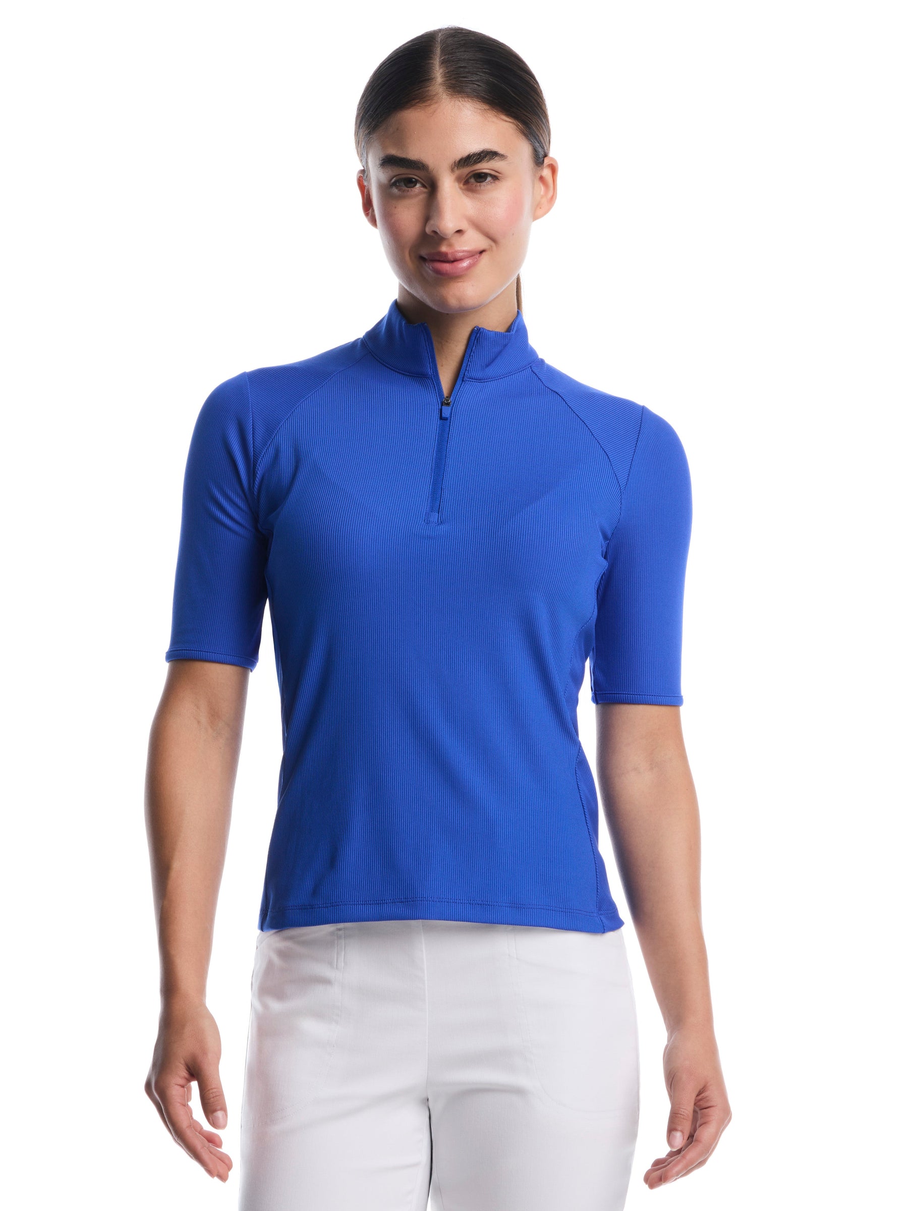 Womens Rib Play Golf Polo