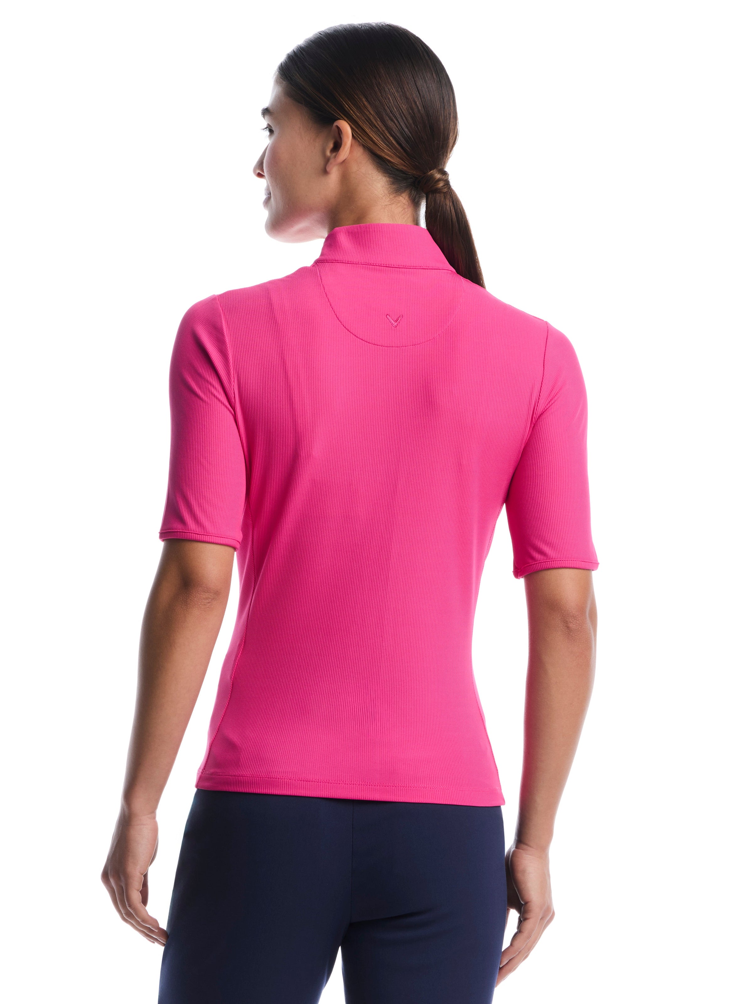 Womens Rib Play Golf Polo