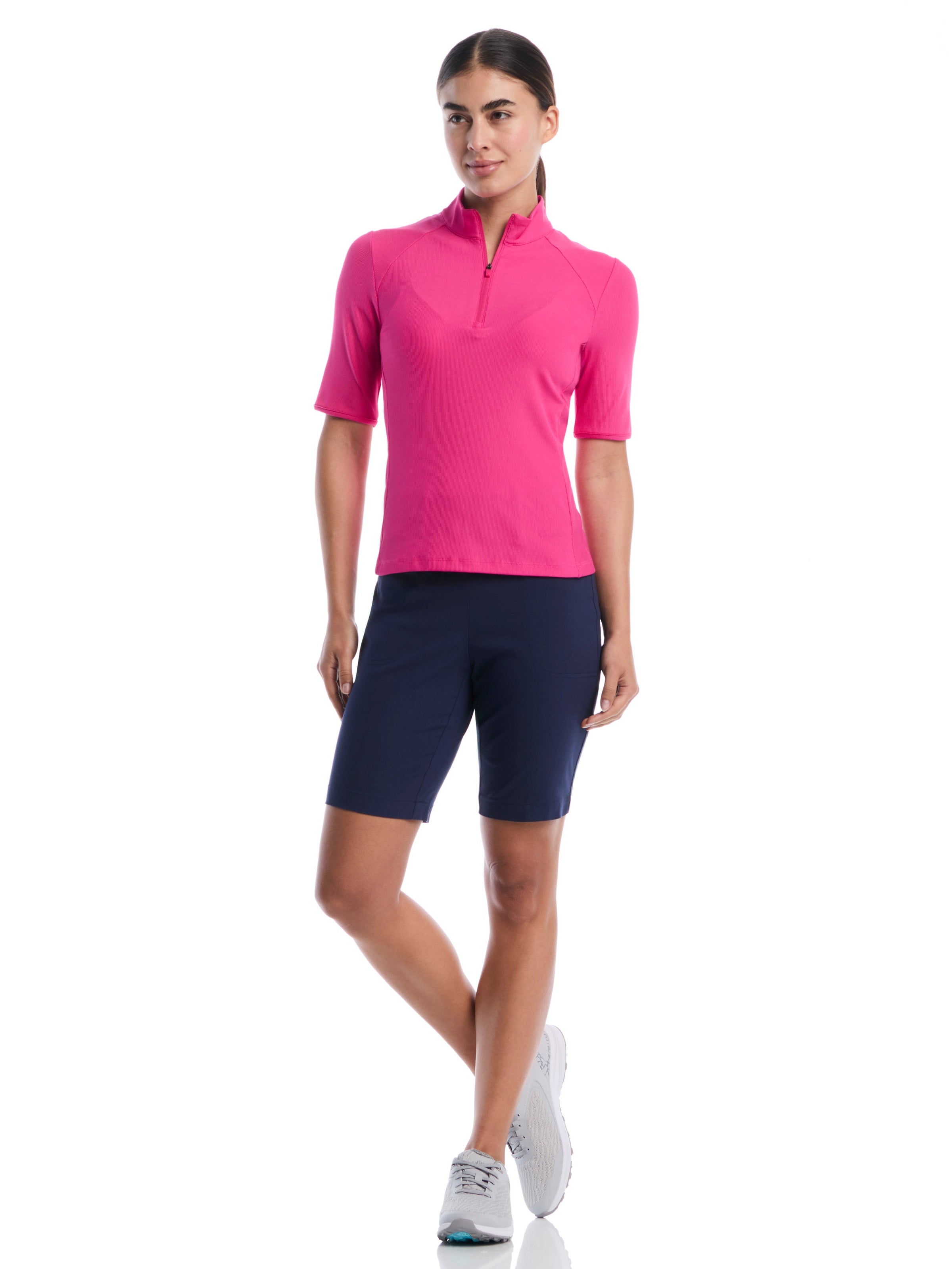Womens Rib Play Golf Polo