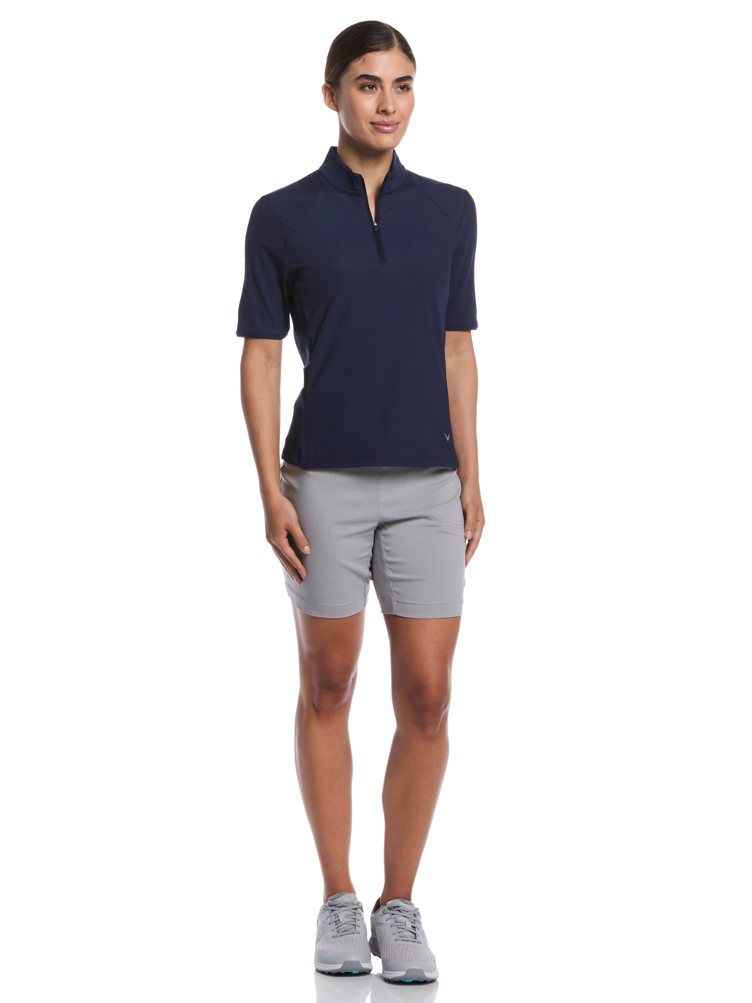 Womens Rib Play Golf Polo