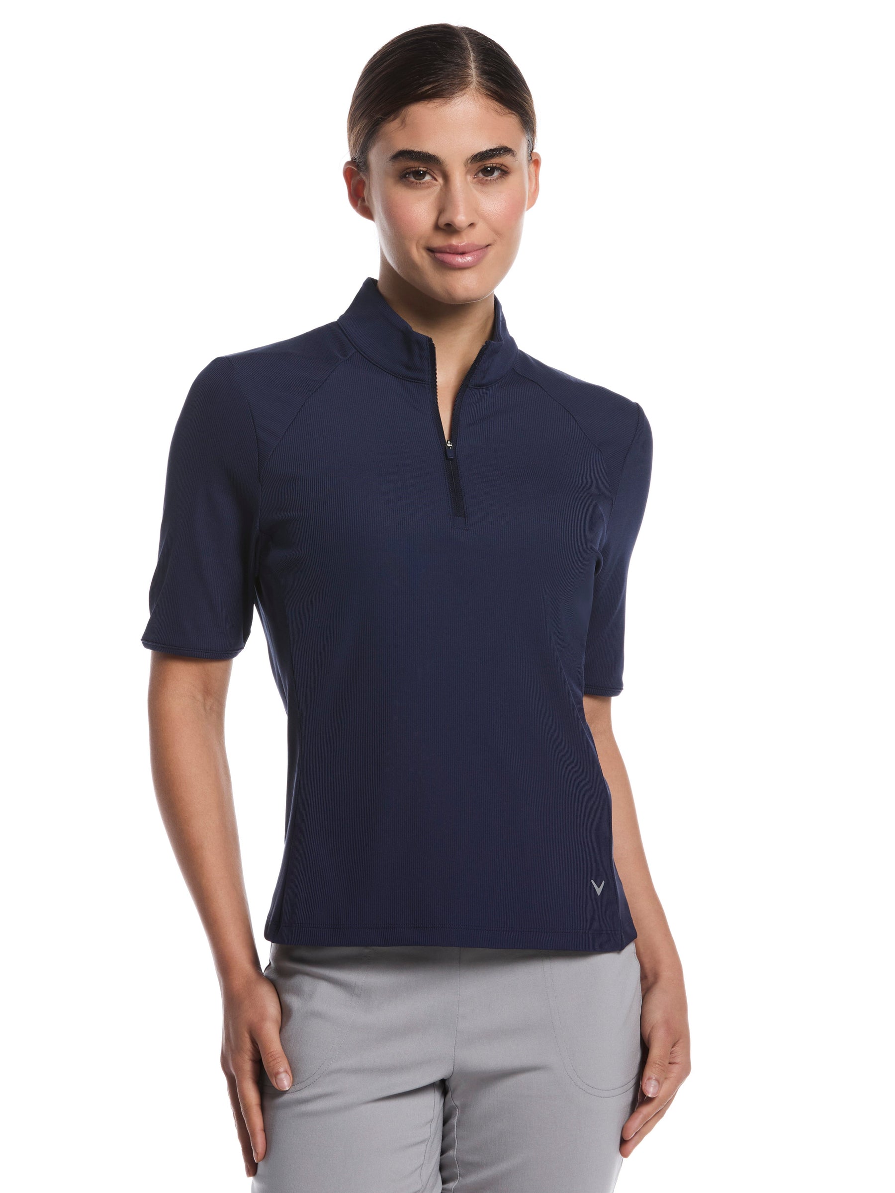 Womens Rib Play Golf Polo