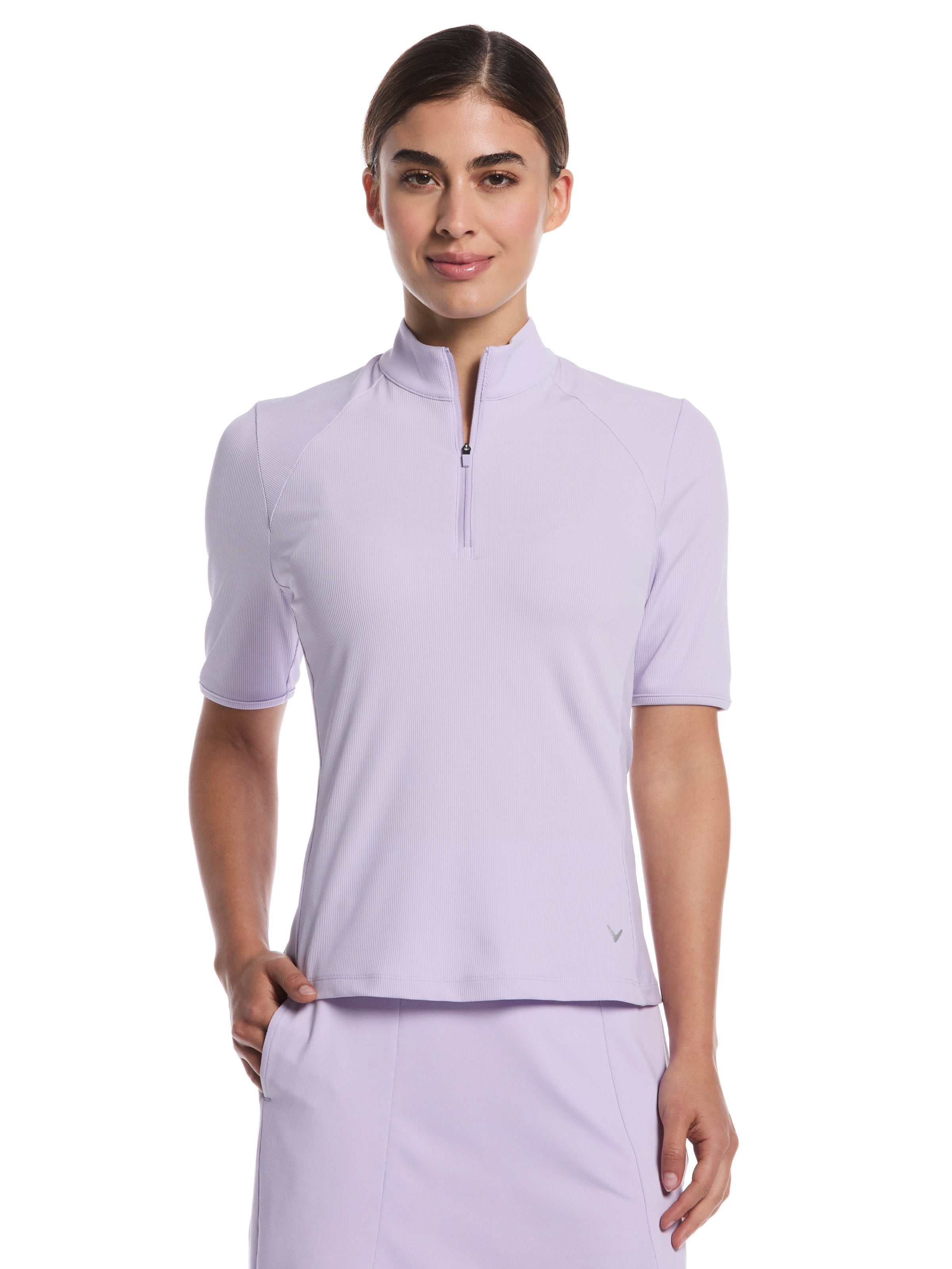 Womens Rib Play Golf Polo