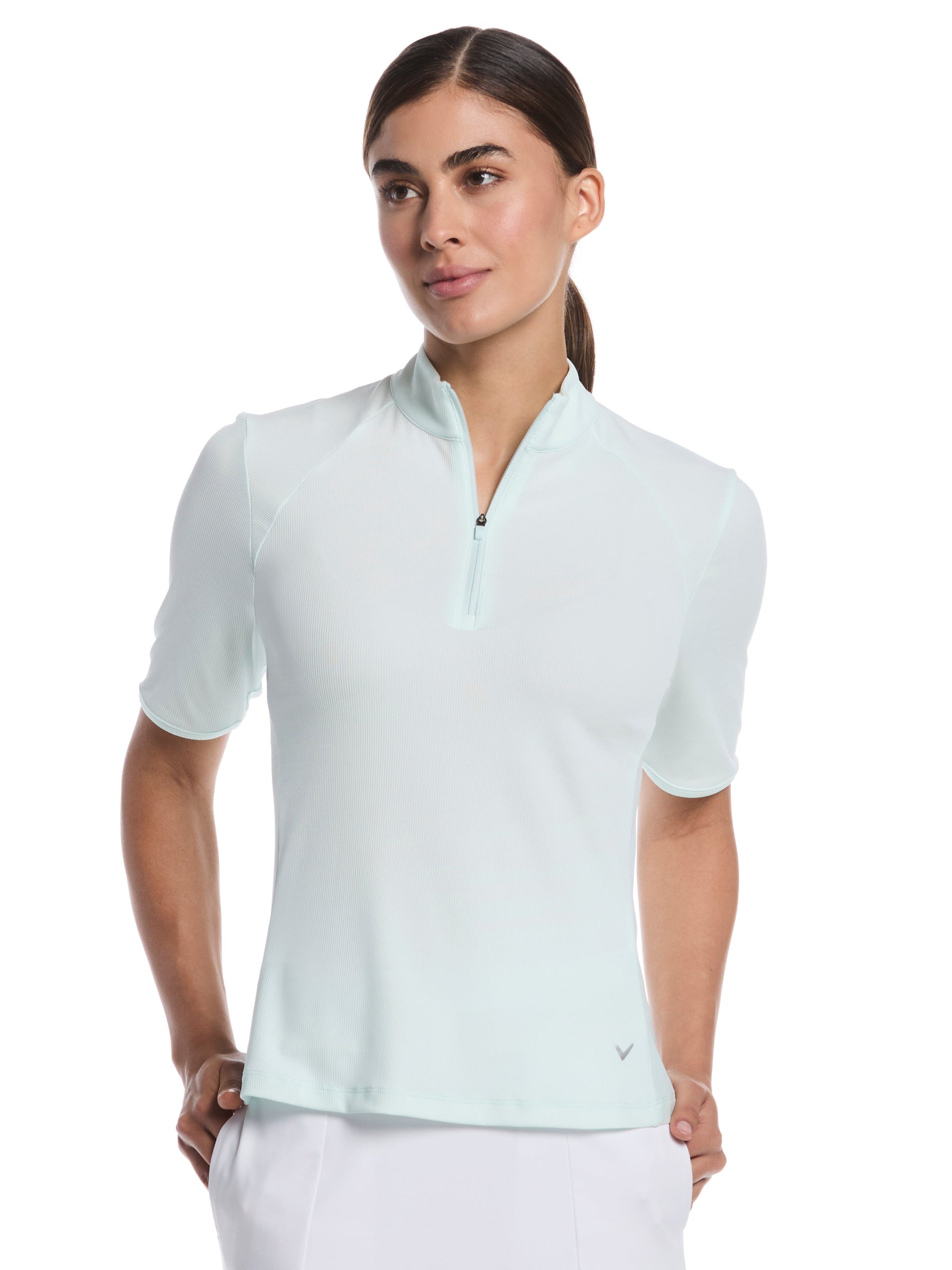 Womens Rib Play Golf Polo